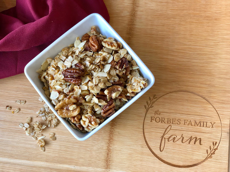 You are currently viewing Saffron Maple Nut Granola