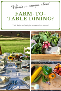 Pin This - What is unique about farm-to-table dining?