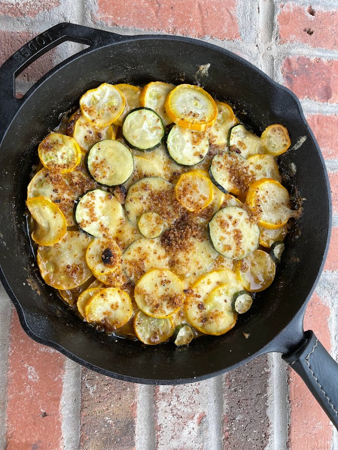 summer squash gratin